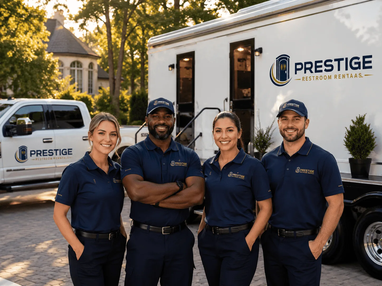 Trusted Luxury Portable Restrooms company in Olmsted, IL